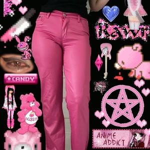 Vintage bubblegum brand pants